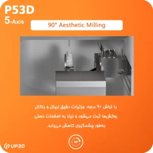 قابلیت تراش عمودی ۹۰ درجه در میلینگ P53 برای بهبود کیفیت ترمیم‌های پروگزیمالی و زیبایی بیشتر در ناحیه قدامی