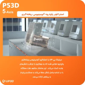 ساختار مکانیکی یکپارچه و ضد لرزش میلینگ ماشین P53 برای ثبات در میلینگ‌های دقیق